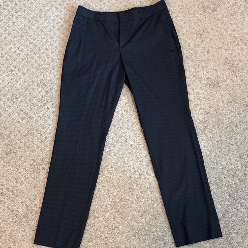 NWOT Banana Republic Navy Pinstripe Trousers
